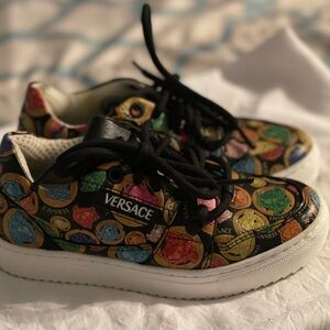 Lil kids multi color Versace sneaker